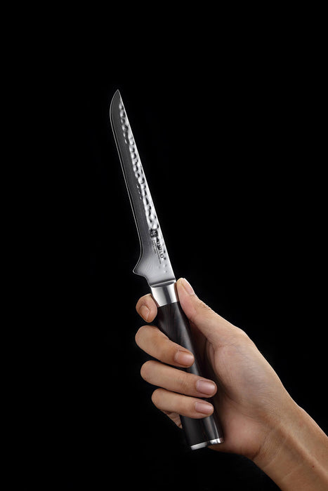 Xinzuo B1H 67 Layer Damascus Boning Knife VG10 Damascus Steel Boning Knife 4