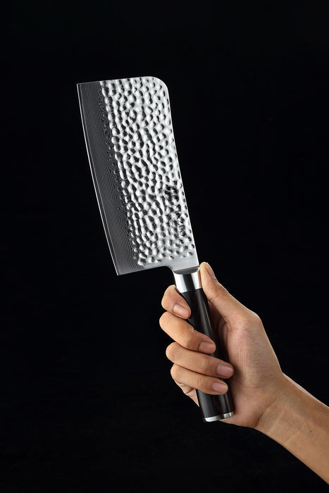 Xinzuo B1H 6.5" 67 Layer Damascus Meat Cleaver Damascus Steel Meat Cleaver
