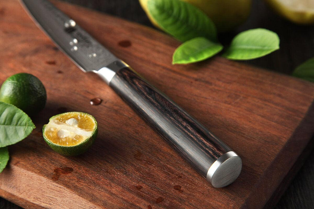 Xinzuo B1H 5" 67 layer Damascus Utility Knife Damascus Steel Utility Knife Open Box