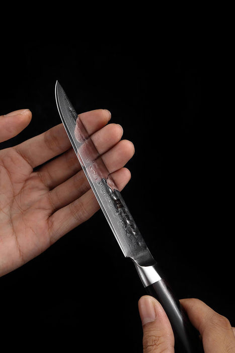 Xinzuo B1H 5" 67 Layer Japanese Damascus Steak Knife Damascus Steel Steak Knives Open Box