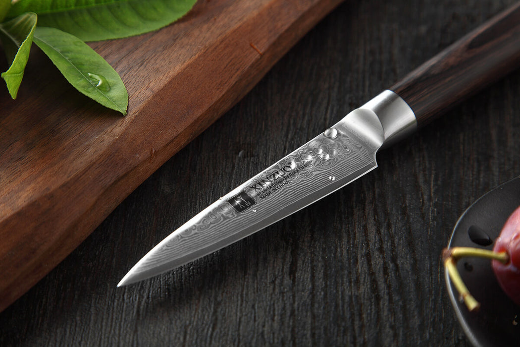 Xinzuo B1H 3.5" 67 layer Japanese Damascus Paring Knife Damascus Steel Paring Knife