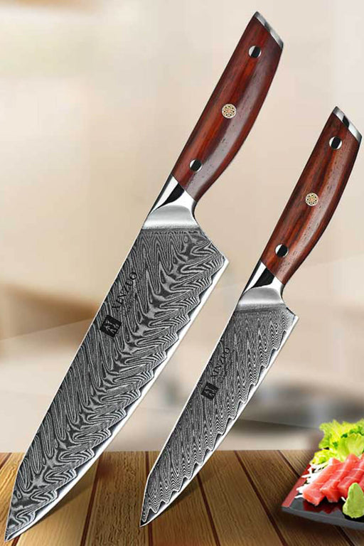 Xinzuo B27 2 Pcs Japanese Damascus Chef knife Set