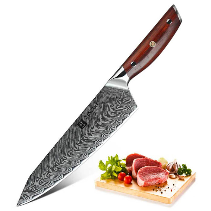 Xinzuo B27 67 Layer Japanese Damascus Chef Knife 6