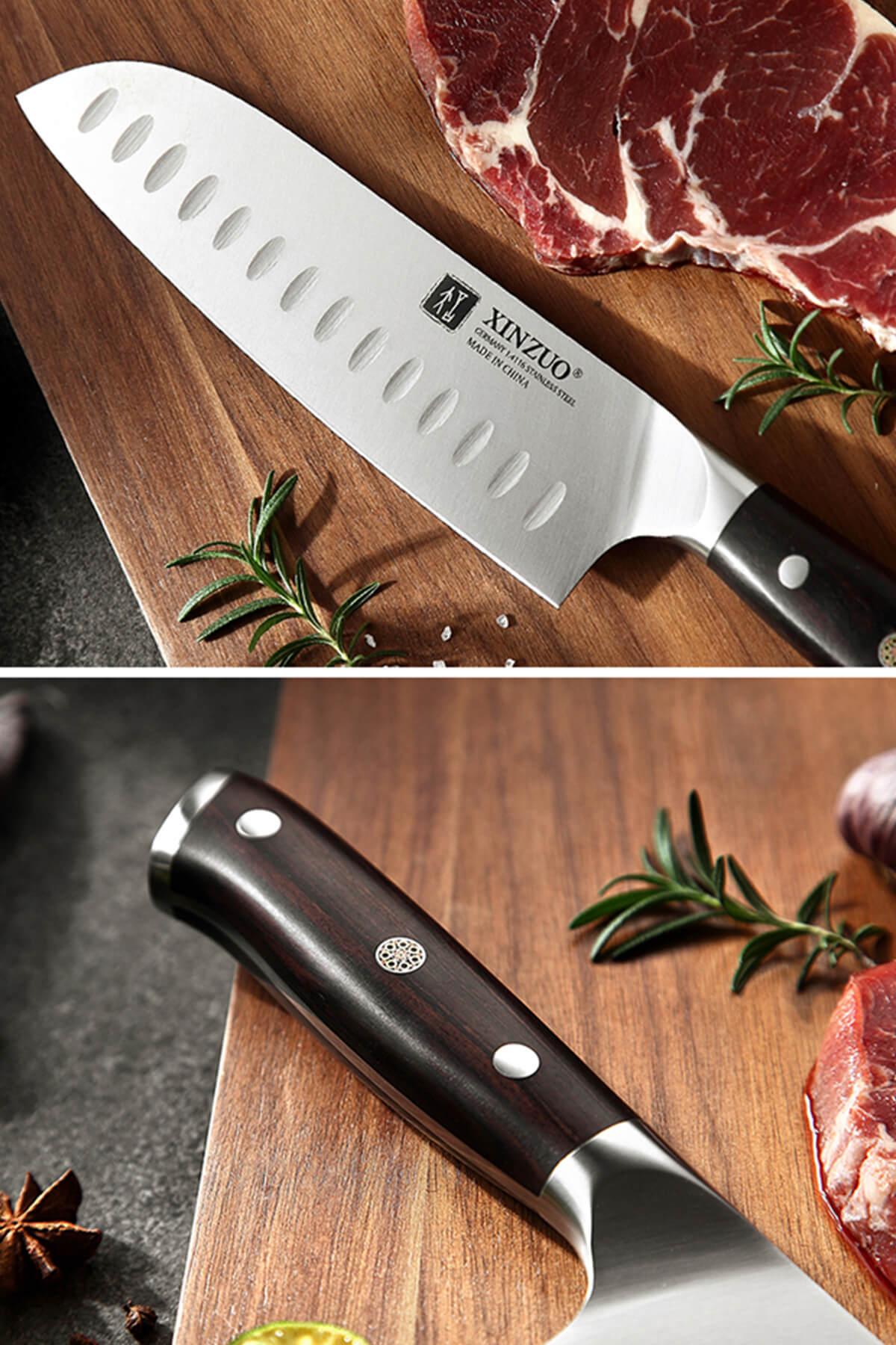Xinzuo B35 3 Pcs German Carbon Steel Knife Set — The Bamboo Guy