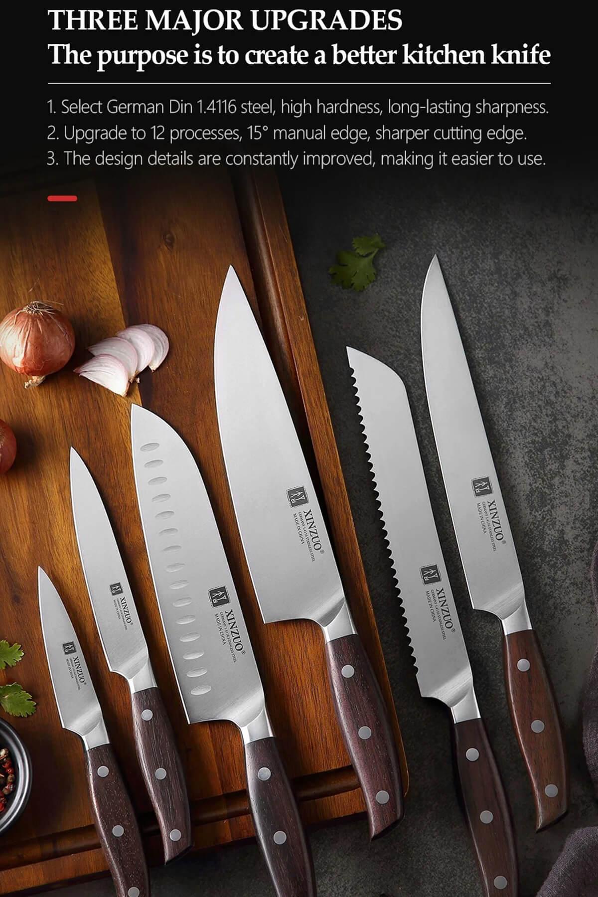 Xinzuo B35 6 Pcs German Steel Kitchen Knife Set — The Bamboo Guy