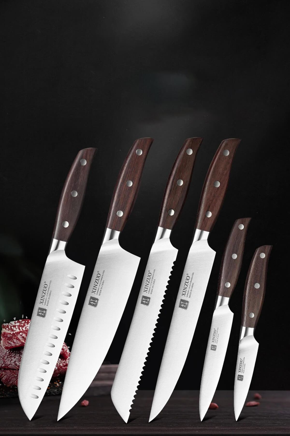Xinzuo B35 6 Pcs German Steel Kitchen Knife Set — The Bamboo Guy
