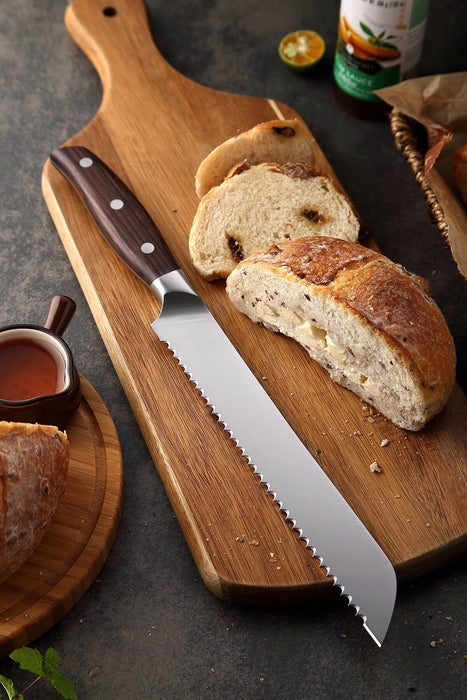 Xinzuo B35 German Stainless Steel Bread Knife Kitchen Knives