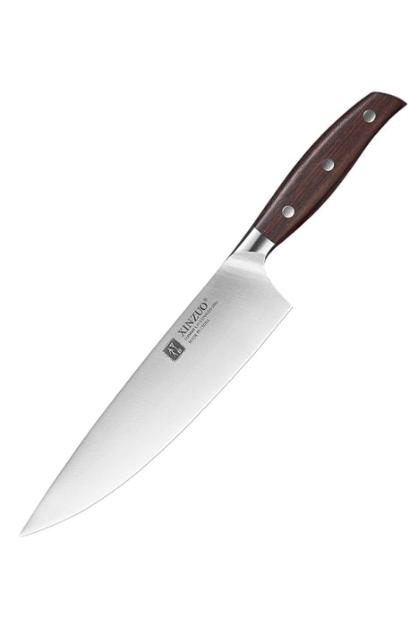 Xinzuo B35 High Carbon Steel Chef Knife Red Sandalwood Handle 2