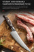 Xinzuo B35 German Stainless Steel Sandalwood Kitchen Frozen Food Knife - The Bamboo Guy
