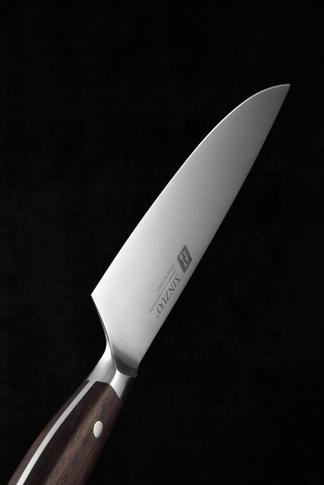 Xinzuo B35 High Carbon Steel Chef Knife Red Sandalwood Handle