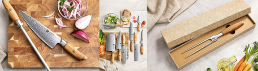 Damascus Kitchen Knives B37 Series - Build Your Own Bundle