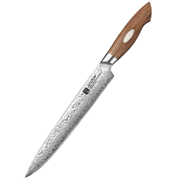 Xinzuo B46W 8.5" Damascus Carving Knife 67 Layer Genuine Japanese AUS-10 Steel