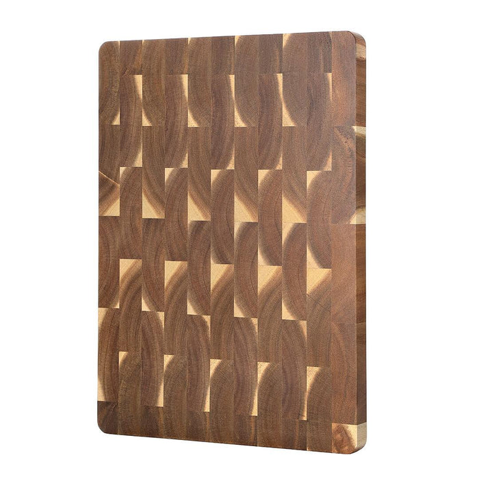 Xinzuo Cutting Board Brick End Grain Acacia Wood 15.7 inches 6