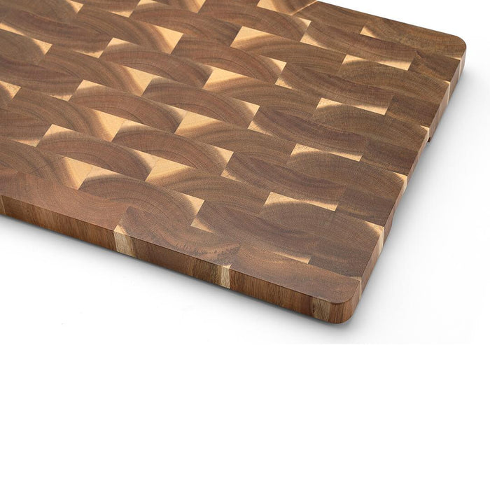 Xinzuo Cutting Board Brick End Grain Acacia Wood 15.7 inches 8