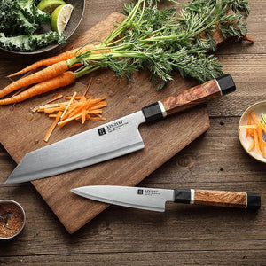 Xinzuo ZDP-189 2 Pcs Composite Steel Chef and Utility Knife