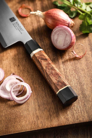 【なふ】 Xinzuo ZDP-189 Composite Steel Chef Knife with Black G10