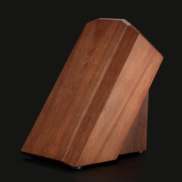 Xinzuo JX7 Knife Block without knives Holds 5 Knives Honing Rod & Kitchen Scissors