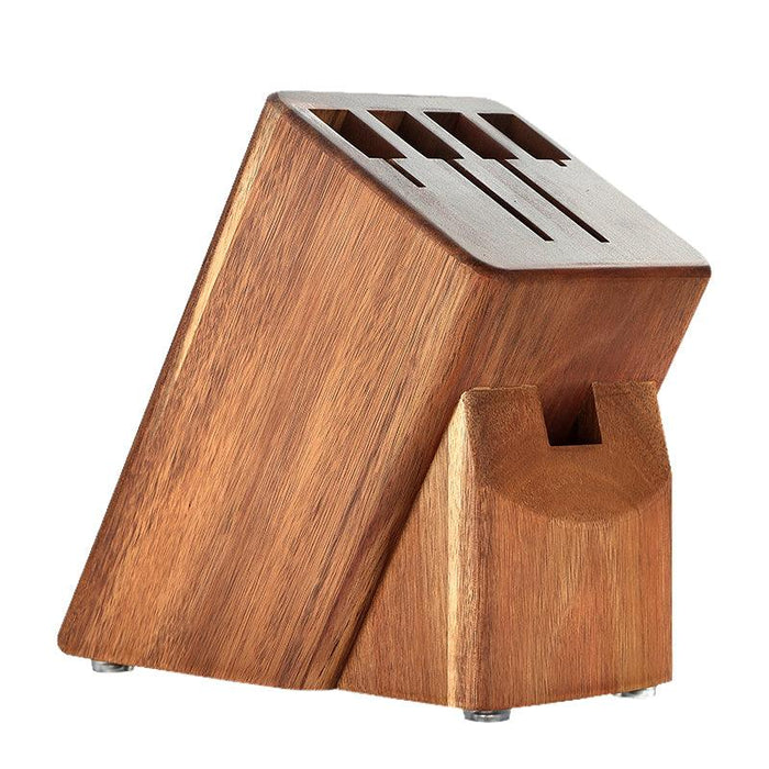 Xinzuo JA5 5 Slot Knife Block Without Knives - 2 Cleavers 2 Knives & Kitchen Shears