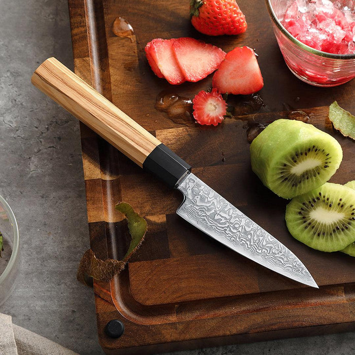 Xinzuo Zhen Series 67 Layer Damascus Japanese Paring Knife 3