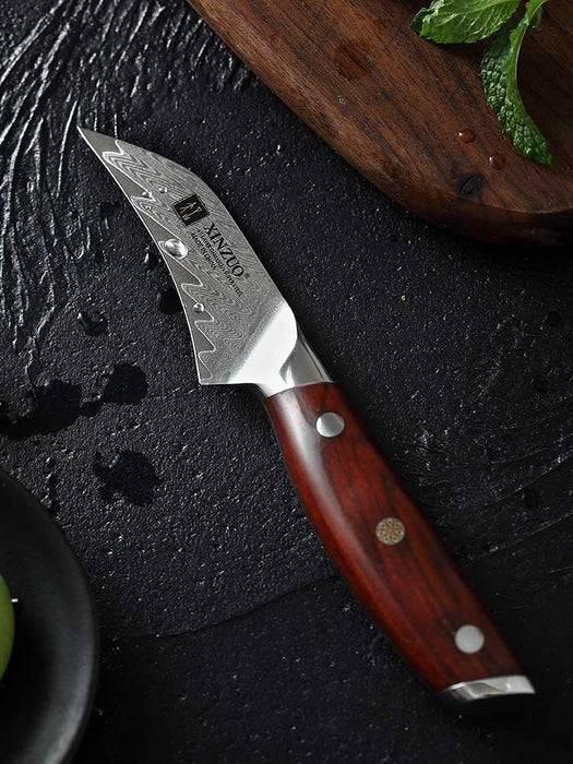 XINZUO Yi Series Damascus Steel Paring Knife