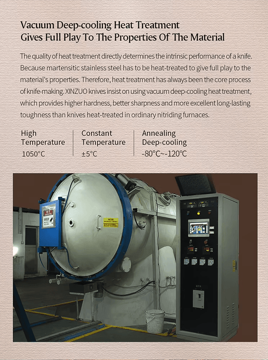 Expensive Vacuum Deep-cooling Heat Treatment
