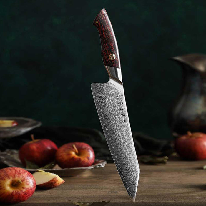 HEZHEN B38 73 Layer Damascus Chef Knife