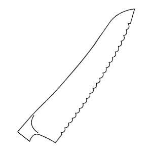 knife shape frozen knife