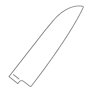 knife shape santoku knife