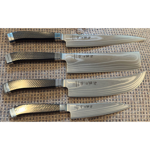 Prototype Hezhen 4 Pcs Bohler M390 Damascus Steel Kitchen Knife Set - Open Box