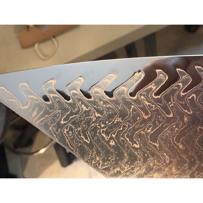 Prototype Hezhen  3 Pcs 37 Layer Tricolour Damascus Steel Kitchen Knife Set - Open Box