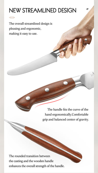 Xinzuo X02 Supreme Series 6" Cheese Knife German 1.4116 -x50crmov15 Steel - Full Tang Open Box