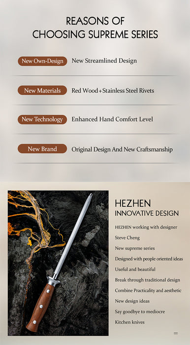 Xinzuo X02 Supreme Honing Steel – The Essential Tool for Razor-Sharp Knives