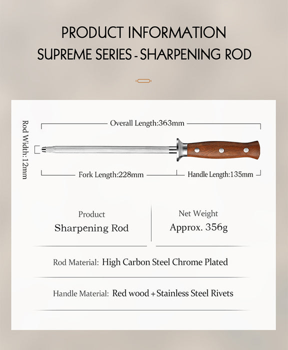 Xinzuo X02 Supreme Honing Steel – The Essential Tool for Razor-Sharp Knives