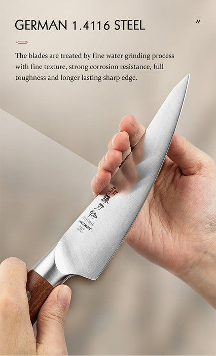 Xinzuo X02 Supreme Series 6" Boning Knife German 1.4116 -x50crmov15 Steel - Full Tang Open Box