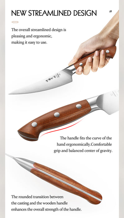 Xinzuo X02 Supreme Series 6" Boning Knife German 1.4116 -x50crmov15 Steel - Full Tang Open Box