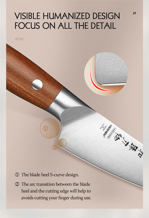 Xinzuo X02 Supreme Series 6" Boning Knife German 1.4116 -x50crmov15 Steel - Full Tang Open Box