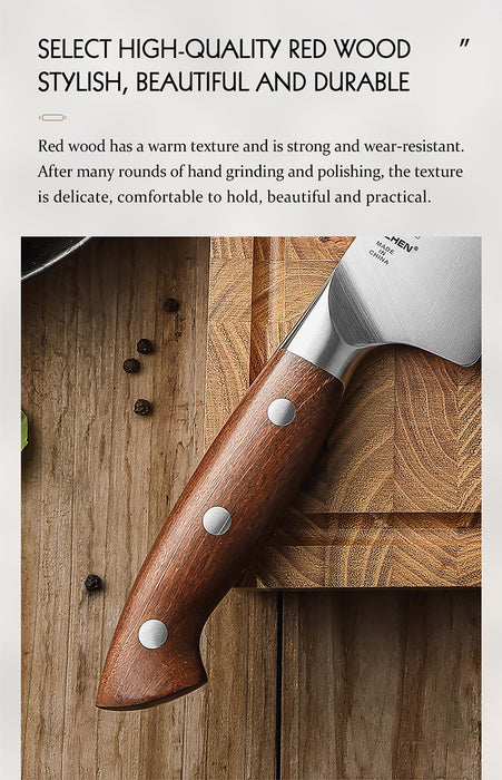 Xinzuo X02 Supreme Series 8" Frozen Food Knife German 1.4116 -x50crmov15 Steel - Full Tang