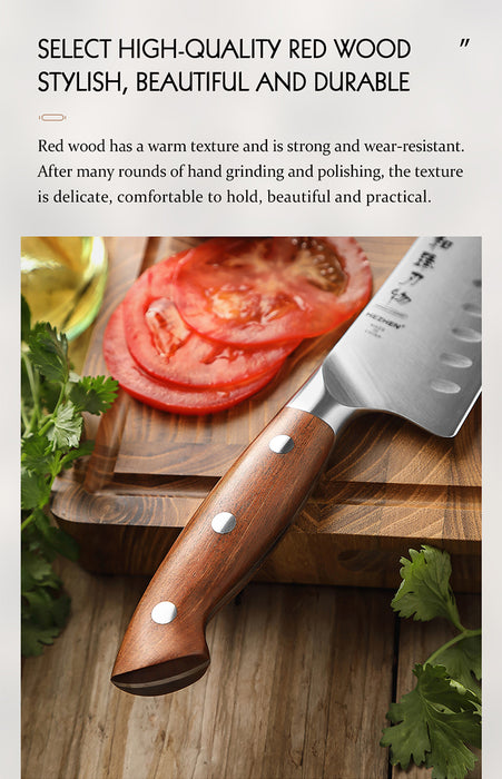 Xinzuo Supreme Series 8 Pcs Chef Knife Set - German 1.4116 -x50crmov15 Steel - Full Tang Blade