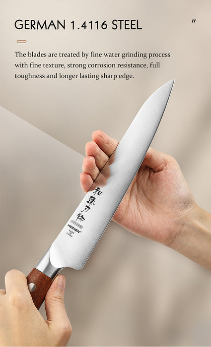 Xinzuo X02 Supreme Series 8" Meat Carving knife German 1.4116 -x50crmov15 Steel - Full Tang