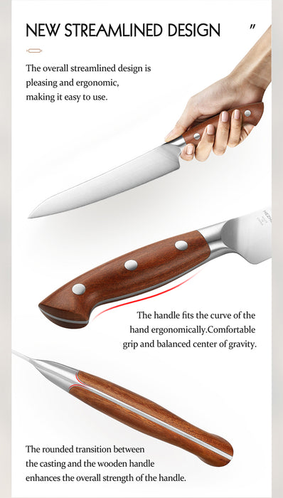 Xinzuo X02 Supreme Series 8" Meat Carving knife German 1.4116 -x50crmov15 Steel - Full Tang