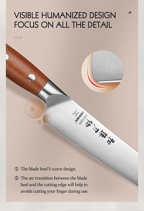 Xinzuo X02 Supreme Series 8" Meat Carving knife German 1.4116 -x50crmov15 Steel - Full Tang