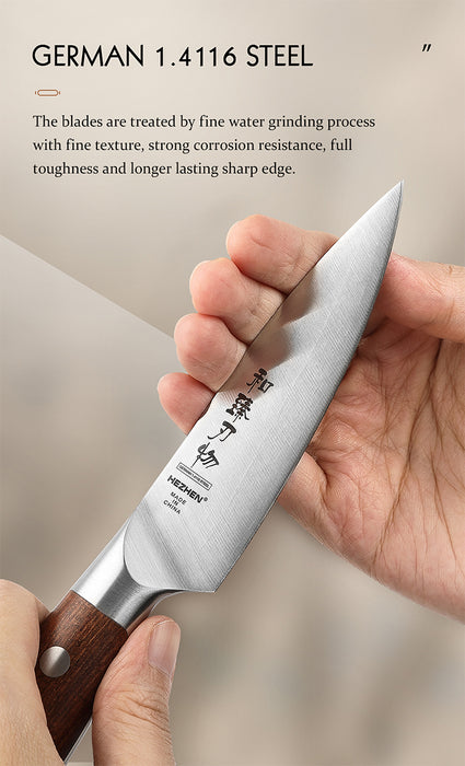 Xinzuo X02 Supreme Series 4.3" Paring Knife German 1.4116 -x50crmov15 Steel - Full Tang