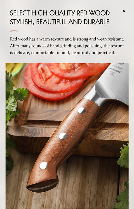 Xinzuo X02 Supreme Series 7" Meat Cleaver Knife German 1.4116 -x50crmov15 Steel - Full Tang