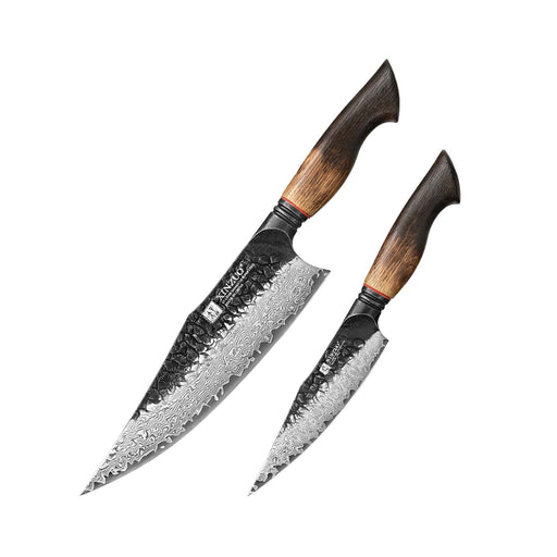XINZUO X06 2 Pcs Damascus Steel Chef Knife Set