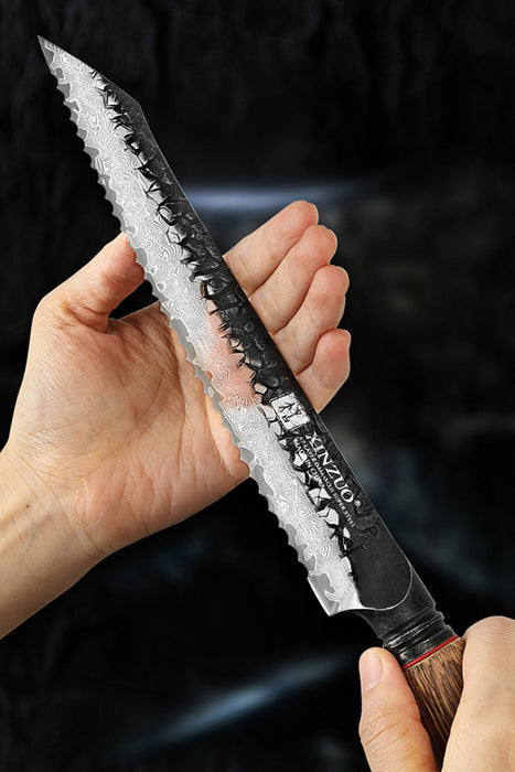 XINZUO X06 Damascus Steel Bread Knife