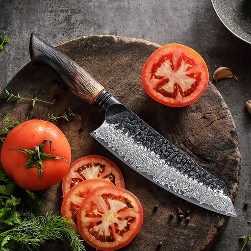 XINZUO X06 Damascus Steel Santoku Knife