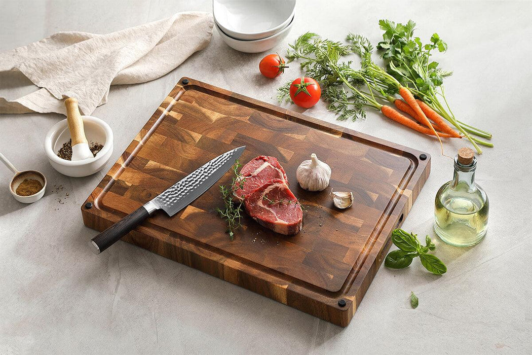 Xinzuo Brick End Grain Acacia Wood Cutting Board 19 inches 2