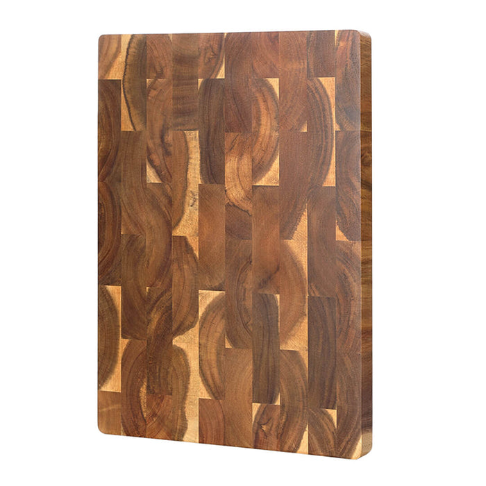 Xinzuo Brick End Grain Acacia Wood Cutting Board 15.7 inches 2