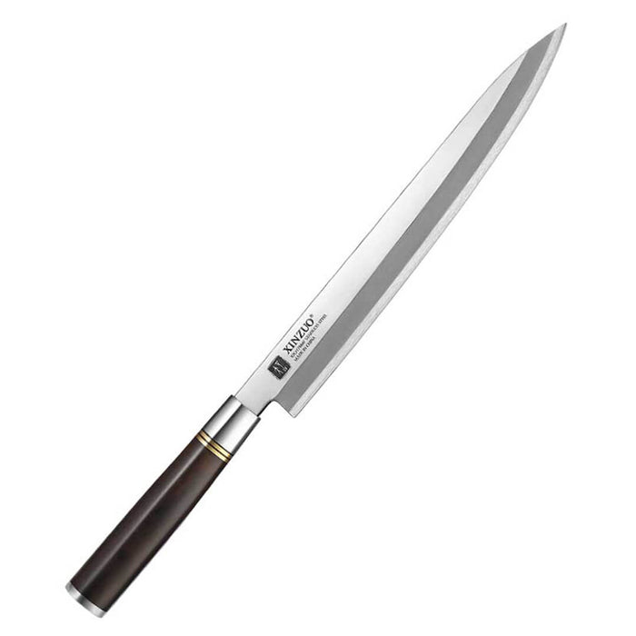 Xinzuo SE Sandblasted Steel 10 inch Sashimi Kitchen Knife 12