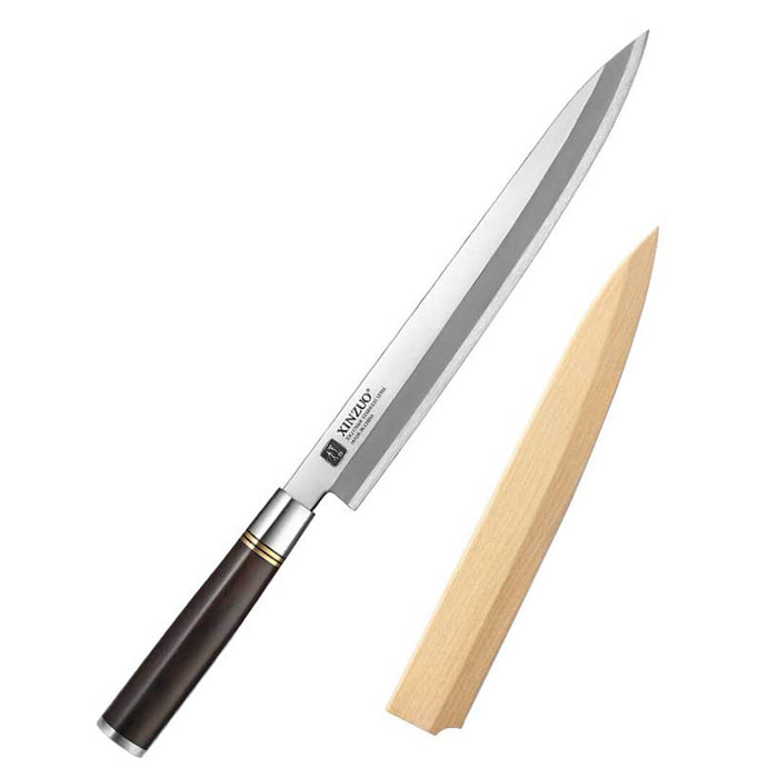 Xinzuo SE Sandblasted Steel 10 inch Sashimi Kitchen Knife 13